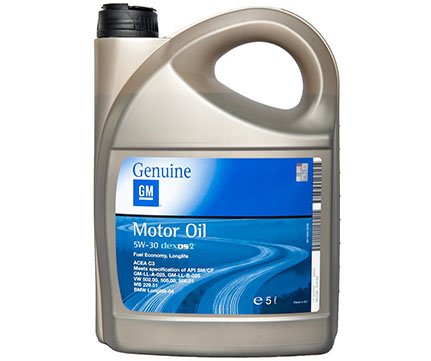 GM Motor oil 5w/30 5L