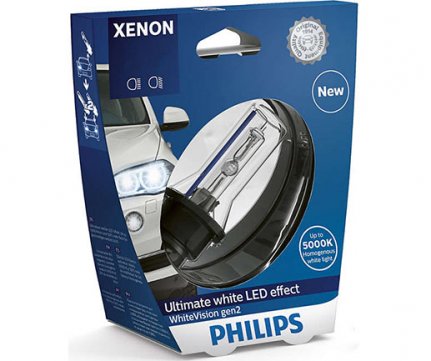 PHILIPS XENON D1S 85V - 35W (WHV) GEN2 +120% 5000K 85415WHV2S1