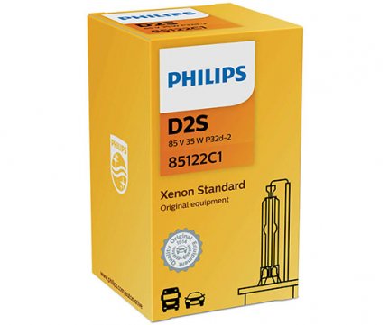 PHILIPS XENON D2S 4400K 85V 35W ΑΝΤΙΚΑΤΑΣΤΑΣΗΣ 85122VIC1