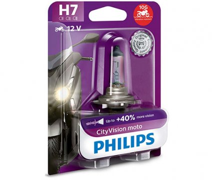 Philips H7 CityVision moto +40% 10G 12V