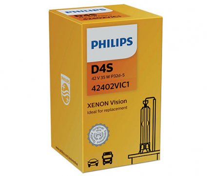 PHILIPS XENON D4S 4100K 42V 35W ΑΝΤΙΚΑΤΑΣΤΑΣΗΣ 42402VIC1