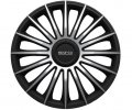Sparco Tasia Treviso 14'' black - silver set of 4 pieces