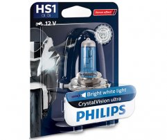 Philips HS1 CrystalVision Ultra Moto 12V 35/35W 4300K 1τμχ