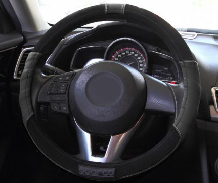 Sparco Steering Wheel Cover Sport Line black 37-38cm SPC1108BK