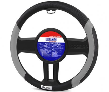 Sparco Κάλυμμα Τιμονιού μαύρο - γκρί 37-38cm SPC1113GR
