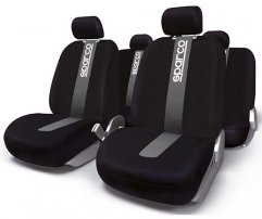 Sparco κάλυμμα καθισμάτων μάυρο - γκρι σετ 4 τμχ SPC1012