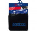 Sparco Μοκέτα Μαύρη με λάστιχο και μπλε logo σετ 4 τμχ SPC1901A