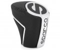 Sparco Gear Levers Black Leather - Alumimium Universal
