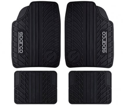 Sparco Πατάκια Λάστιχο με γράμματα σετ 4 τμχ OPC18180001