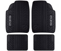Sparco Πατάκια Λάστιχο με γράμματα σετ 4 τμχ OPC18180001