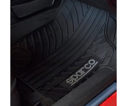 Sparco Πατάκια Λάστιχο με γράμματα σετ 4 τμχ OPC18180001