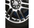 Sparco Black aluminum screw antenna set with 5 valves