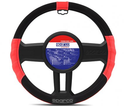 Sparco Red Line Handlebar Cover red - black 37-38cm SPC1108RS