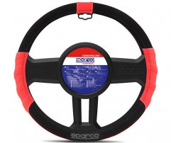 Sparco Κάλυμμα Τιμονιού Red Line κόκκινο - μαύρο 37-38cm SPC1108RS