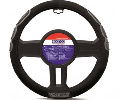 Sparco Κάλυμμα Τιμονιού Sport Line μαύρο 37-38cm SPC1106BK