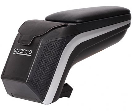 Sparco Τεμπέλης Κονσόλα Χειροφρένου Μαύρη Ασημί SPC4100SV