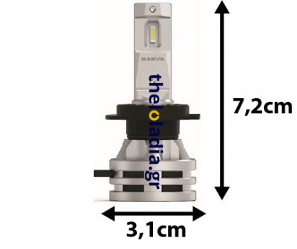 Narva Range Performance Led H7 6500K 12-24V 24W σετ 2τμχ