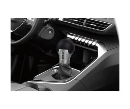 Sparco Roma Aluminum Gear Levers - Leather Black