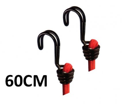 Masterlock Χταπόδι 2 άκρων με διπλό γάτζο 60cm Φ8mm σετ 2 τμχ 3020EURDAT