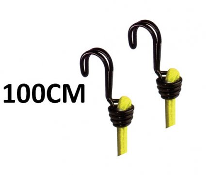 Masterlock Χταπόδι 2 άκρων με διπλό γάτζο 100cm Φ8mm σετ 2 τμχ 3022EURDAT