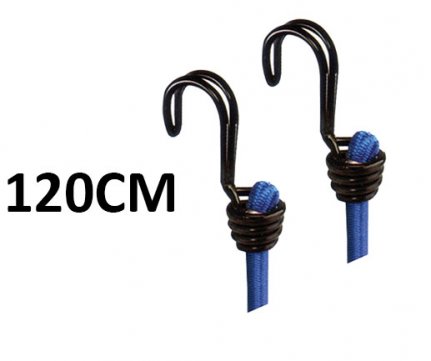 Masterlock Χταπόδι 2 άκρων με διπλό γάτζο 120cm Φ8mm σετ 2 τμχ 3017EURDAT