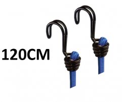 Masterlock Χταπόδι 2 άκρων με διπλό γάτζο 120cm Φ8mm σετ 2 τμχ 3017EURDAT
