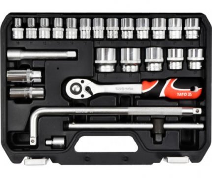Yato Case professional 1/2'' 25 pcs YT-38741
