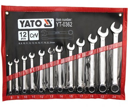 Yato σετ Γερμανοπολύγωνα επαγγελματικά 12τεμ YT-0362