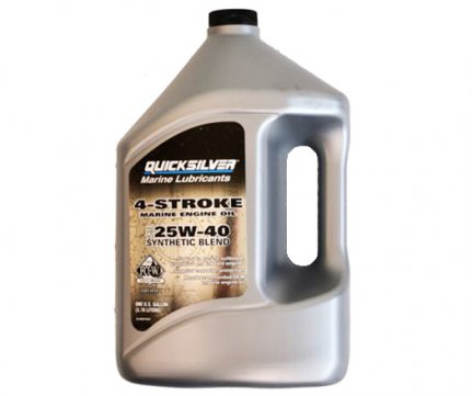 Quicksilver 4-Stroke 25w/40 Synthetic Blend λιπαντικό εξωλέμβιων (4T) 4L