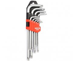 Yato Κλειδιά Allen Torx Επαγγελματικά T10-T50 σετ 9τμχ YT-0511
