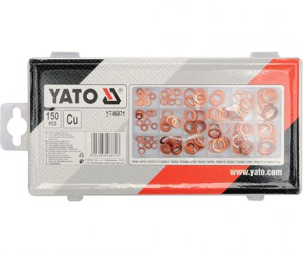 Yato Ροδέλες Χαλκού σετ 150τμχ YT-06871