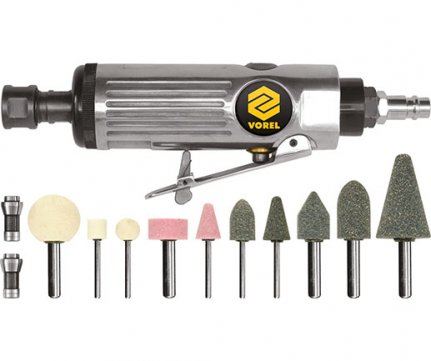 Vorel Air Sander 1/4'' & Accessory Set 81109