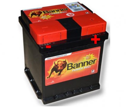Banner Power Bull 42Ah 390A P4208 + ΔΩΡΟ Δεματικά Καλωδίων 100τμχ