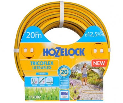 Hozelock Rubber 1/2'' Flexible Durable Ultraflex 20m (12.5mm)