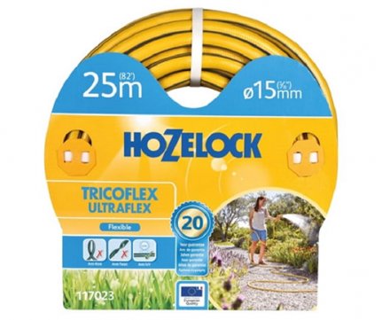 Hozelock Rubber 5/8'' Flexible Durable Ultraflex 25m (16mm)