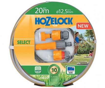 Hozelock Σετ Λάστιχο 1/2'' με εξαρτήματα Select 20m (12.5mm)