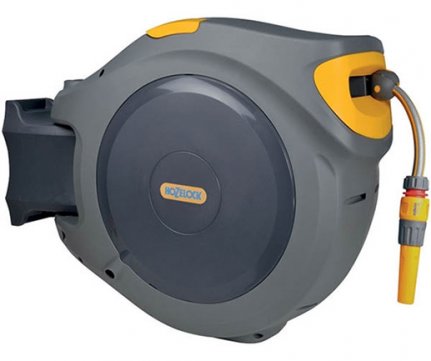 Hozelock Καρούλι τοίχου Auto Reel (αυτόματο τύλιγμα) με λάστιχο 40m 1/2'' ΕΤΟΙΜΟΠΑΡΑΔΟΤΟ