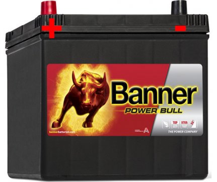 Banner Power Bull 60Ah 480A P6069 + ΔΩΡΟ Δεματικά Καλωδίων 100τμχ