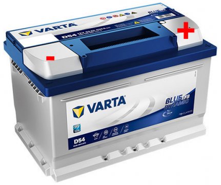 Varta Blue Dynamic 12V 65Ah 650A EFB D54