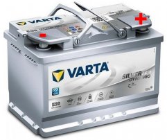 Varta Silver Dynamic 12V 70Ah 760A AGM E39