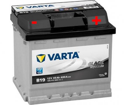 Varta Μπαταρία Black Dynamic 45Ah 400A B19