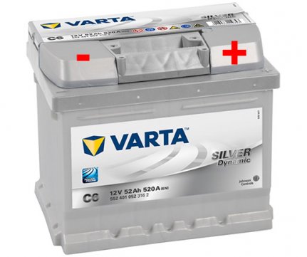 Varta Μπαταρία Silver Dynamic 52Ah 520A C6