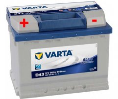 Varta Μπαταρία Blue Dynamic 60Ah 540A D43