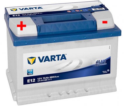 Varta Μπαταρία Blue Dynamic 74Ah 680A E12