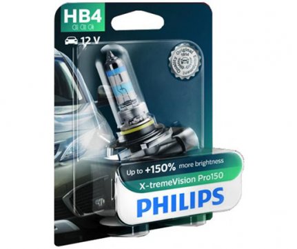 Philips ΗΒ4 X-treme Vision Pro150 +150% περισσότερο φως 1τμχ 9006XVPB1