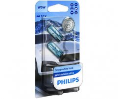 Philips W5W White Vision Ultra σετ 2τμχ 