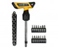 Vorel Taff ratchet with tips set of 25 pcs 65105