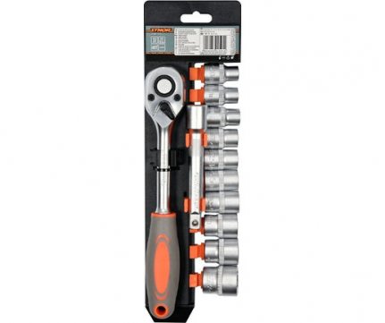 Sthor Ratchet Nuts 1/2'' set of 12 pcs 58633