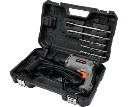 Sthor 4-function SDS Plus gun With 5 accessories 800W 79053