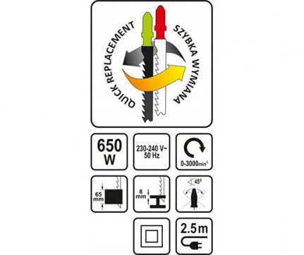 Sthor Jigsaw 650W 79474